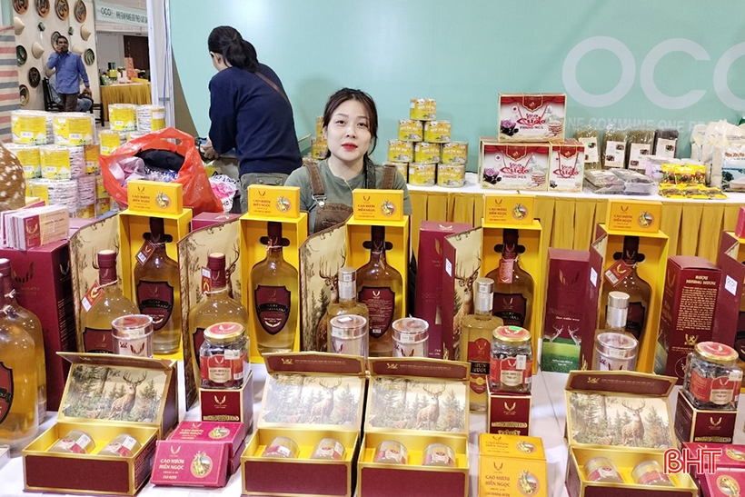 Hà Tĩnh trưng bày hơn 50 sản phẩm tiêu biểu tại Quảng Ninh