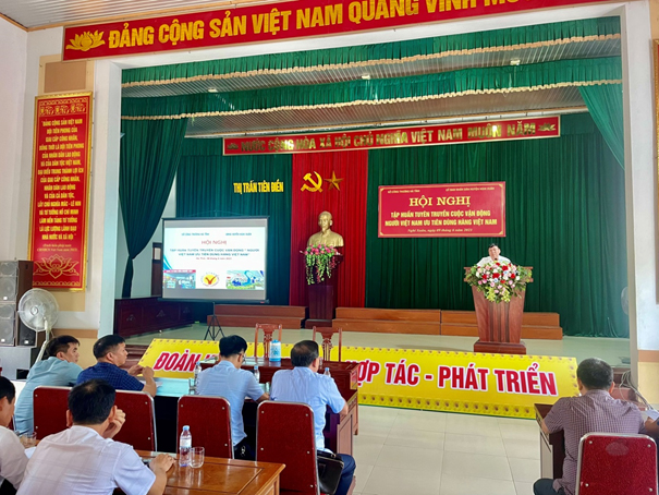 Hội nghị tập huấn tuyên truyền Cuộc vận động “Người Việt Nam ưu tiên dùng hàng Việt Nam” tại huyện Nghi Xuân năm 2023
