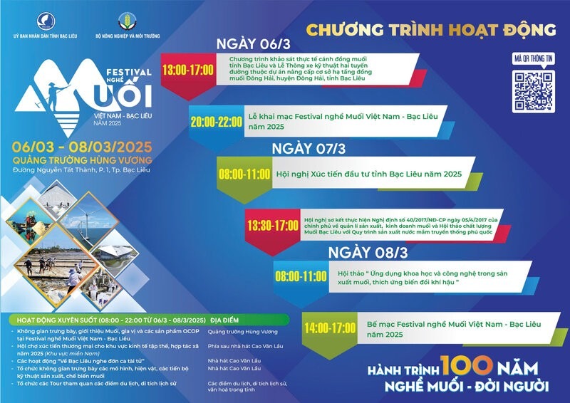 Hướng tới Festival nghề Muối Việt Nam - Bạc Liêu năm 2025