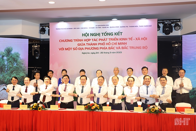 Hợp tác phát triển KT-XH giữa TP Hồ Chí Minh với Hà Tĩnh và một số tỉnh phía Bắc, Bắc Trung Bộ