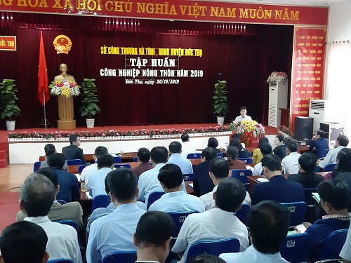 Tập huấn công nghiệp nông thôn tại huyện Đức Thọ và Hương Khê