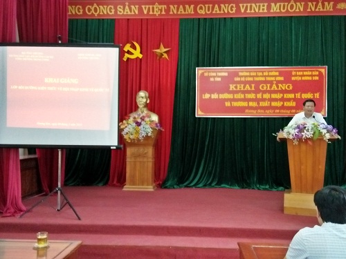 Tập huấn Hội nhập kinh tế quốc tế tại huyện Hương Sơn