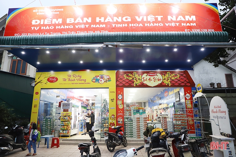 Tiếp tục xây dựng nhiều điểm bán hàng Việt Nam cố định tại các địa phương Hà Tĩnh