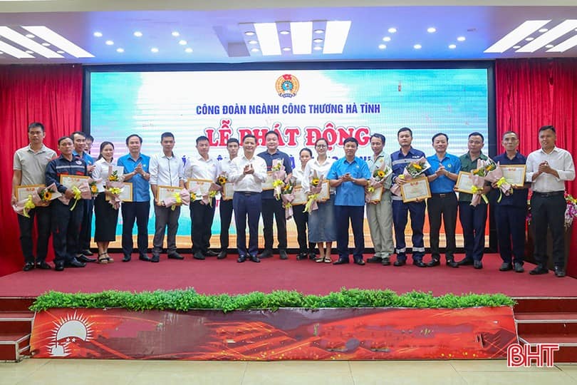 CĐN Công Thương tỉnh Hà Tĩnh: Phong trào công nhân, viên chức, lao động và hoạt động công đoàn năm 2024 đạt nhiều kết quả nổi bật